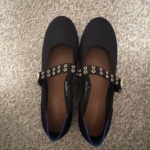 Rothy's Black Mary Jane Flats